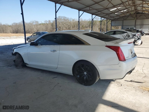 2015 Cadillac ATS Coupe Standard RWD with VIN 1G6AA1RX8F0116968, listed as a Copart auction lot 43920735 with 89,552 mi miles and Salvage Title. Bid and sale history available at carsss.com. Image 2.