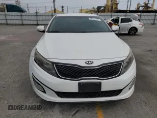 2015 Kia Optima LX with VIN KNAGM4A70F5633967, listed as a Copart auction lot 58937725 with Not provided miles and Salvage title. Bid and sale history available at DreamBid. Image 5.