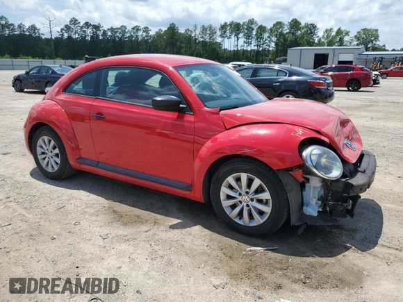2018 Volkswagen Beetle S with VIN 3VWFD7AT7JM711691, listed as a Copart auction lot 59888825 with 69,283 mi miles and Salvage title. Bid and sale history available at DreamBid. Image 4.