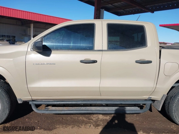 2023 Chevrolet Colorado 4WD Work Truck with VIN 1GCPTBEK0P1133907, listed as a IAAI auction lot 41312569 with 41,467 mi miles. Bid and sale history available at carsss.com. Image 14.