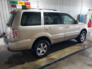 2007 Honda Pilot EX-L with VIN 2HKYF18757H534178, listed as a Copart auction lot 55444695 with 207,918 mi miles and Salvage Title. Bid and sale history available at carsss.com. Image 3.