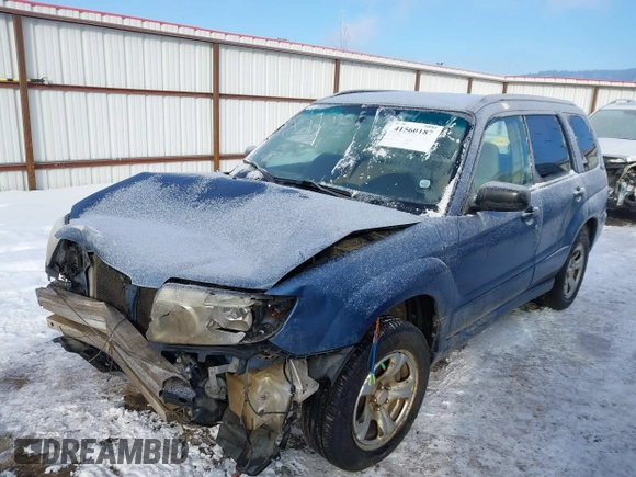 2007 Subaru Forester X with VIN JF1SG63697G718015, listed as a IAAI auction lot 41560187 with 209,572 mi miles. Bid and sale history available at carsss.com. Image 2.