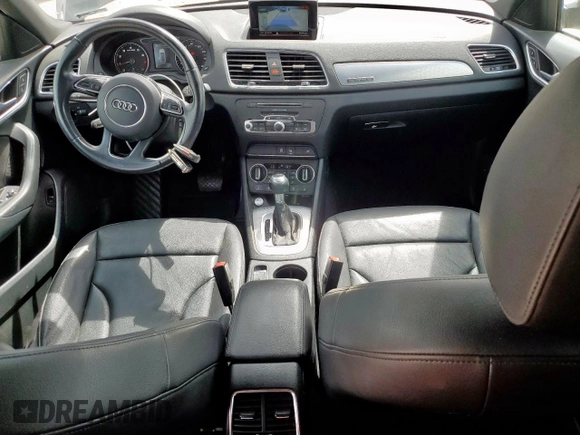 2018 Audi Q3 Premium with VIN WA1ECCFS7JR008837, listed as a Copart auction lot 56244185 with 90,846 mi miles and Salvage title. Bid and sale history available at DreamBid. Image 8.