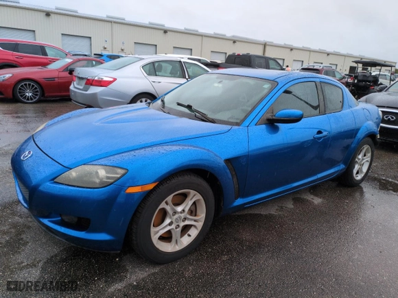 2004 Mazda RX-8 with VIN JM1FE17N240112484, listed as a Copart auction lot 74769364 with 89,182 mi miles and Non Repairable. Bid and sale history available at carsss.com. Image 1.