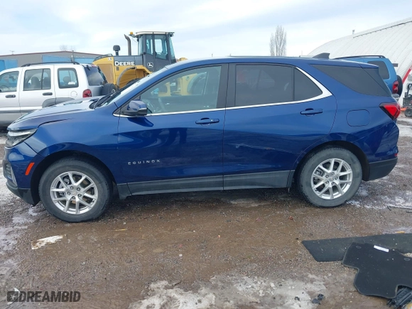 2022 Chevrolet Equinox LT with VIN 3GNAXUEV1NS222176, listed as a IAAI auction lot 41568536 with 10,278 mi miles. Bid and sale history available at carsss.com. Image 15.