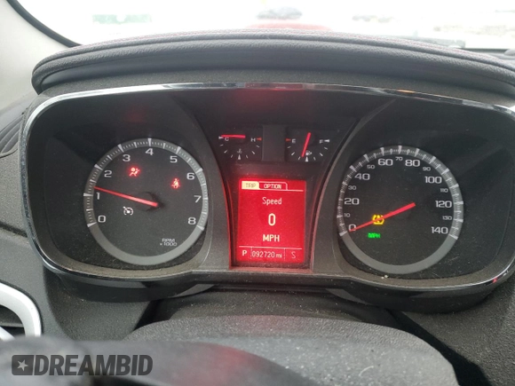 2013 GMC Terrain SLE with VIN 2GKFLSE38D6135132, listed as a Copart auction lot 89297095 with 92,720 mi miles and Salvage Title. Bid and sale history available at DreamBid. Image 9.