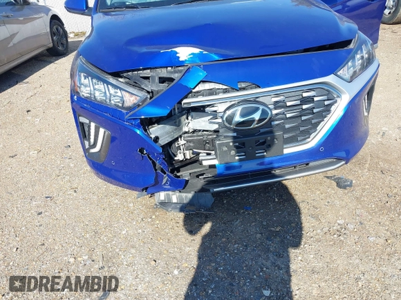 2022 Hyundai Ioniq Limited with VIN KMHCX5LD5NU265674, listed as a IAAI auction lot 41456208 with 30,438 mi miles and . Bid and sale history available at DreamBid. Image 6.