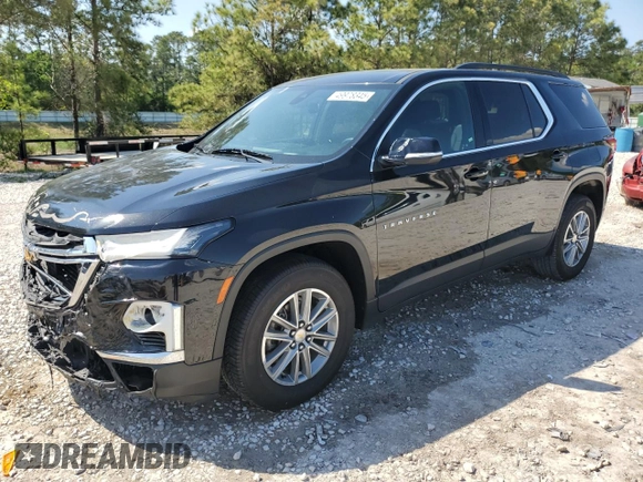 2023 Chevrolet Traverse LT with VIN 1GNERHKW3PJ185622, listed as a Copart auction lot 49978345 with 56,301 mi miles and Salvage title. Bid and sale history available at DreamBid. Image 1.