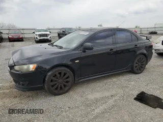 2008 Mitsubishi Lancer GTS with VIN JA3AU86UX8U024911, listed as a Copart auction lot 80390494 with 189,687 mi miles and Salvage Title. Bid and sale history available at carsss.com. Image 1.