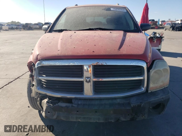 2006 Dodge Durango SXT with VIN 1D4HD38K46F140172, listed as a Copart auction lot 76896964 with Not provided miles and Salvage title. Bid and sale history available at DreamBid. Image 5.