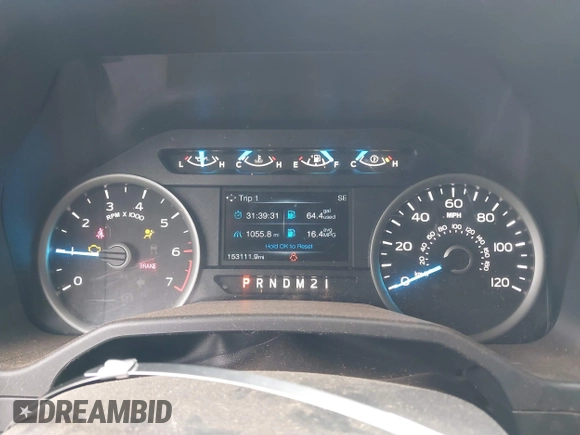 2015 Ford F-150 XLT with VIN 1FTEX1EP1FFA21653, listed as a IAAI auction lot 41597518 with 153,111 mi miles and . Bid and sale history available at DreamBid. Image 7.