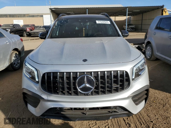 2021 Mercedes-Benz GLB with VIN W1N4M5BB9MW080749, listed as a Copart auction lot 77532624 with 39,600 mi miles and Salvage Title. Bid and sale history available at carsss.com. Image 5.