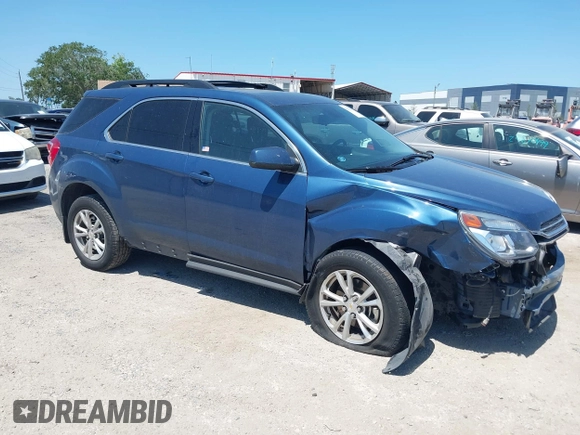 2017 Chevrolet Equinox LT with VIN 2GNFLFEK2H6171342, listed as a IAAI auction lot 42023295 with 69,982 mi miles. Bid and sale history available at carsss.com. Image 1.