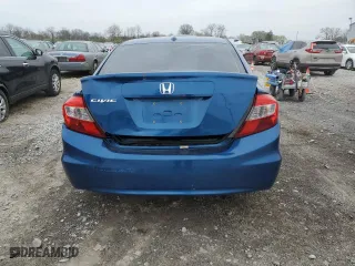 2012 Honda Civic Sdn EX-L with VIN 19XFB2F96CE365347, listed as a Copart auction lot 52829365 with 150,824 mi miles and Salvage Title. Bid and sale history available at carsss.com. Image 6.