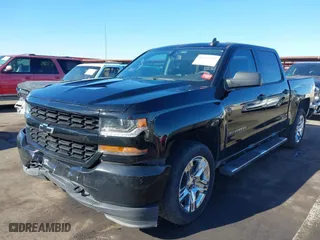 2018 Chevrolet Silverado 1500 Custom with VIN 3GCUKPEC9JG406203, listed as a IAAI auction lot 41313945 with 108,299 mi miles. Bid and sale history available at carsss.com. Image 2.