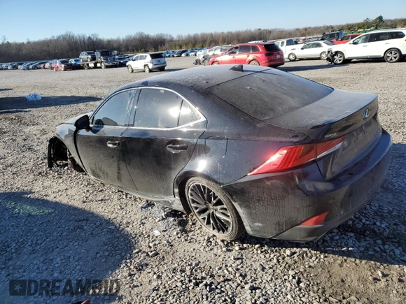 2017 Lexus IS 200t with VIN JTHBA1D25H5046377, listed as a Copart auction lot 88603145 with Not Provided miles and Salvage Title. Bid and sale history available at DreamBid. Image 2.