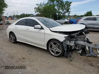 2014 Mercedes-Benz CLA 250 with VIN WDDSJ4GB3EN124980, listed as a Copart auction lot 57704585 with 86,643 mi miles and Salvage title. Bid and sale history available at DreamBid. Image 4.