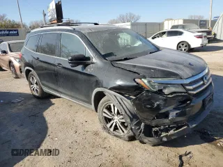 2016 Honda Pilot EX-L with VIN 5FNYF5H7XGB038380, listed as a Copart auction lot 82704994 with 108,400 mi miles and Salvage Title. Bid and sale history available at DreamBid. Image 4.