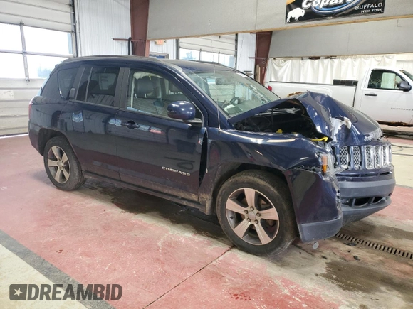 2016 Jeep Compass High Altitude Edition with VIN 1C4NJDEB7GD730026, listed as a Copart auction lot 53608505 with 67,386 mi miles and Salvage Title. Bid and sale history available at carsss.com. Image 4.