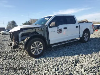 2018 Ford F-150 XL with VIN 1FTEW1CG6JKE47523, listed as a Copart auction lot 47450605 with 109,107 mi miles and Salvage Title. Bid and sale history available at carsss.com. Image 1.