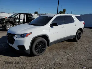 2020 Chevrolet Traverse LS with VIN 1GNERFKW1LJ229602, listed as a Copart auction lot 88529455 with 80,680 mi miles and Salvage Title. Bid and sale history available at carsss.com. Image 1.