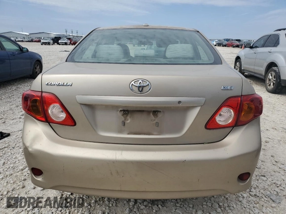 2009 Toyota Corolla with VIN 1NXBU40EX9Z055153, listed as a Copart auction lot 47893225 with 305,422 mi miles and Salvage Title. Bid and sale history available at carsss.com. Image 6.