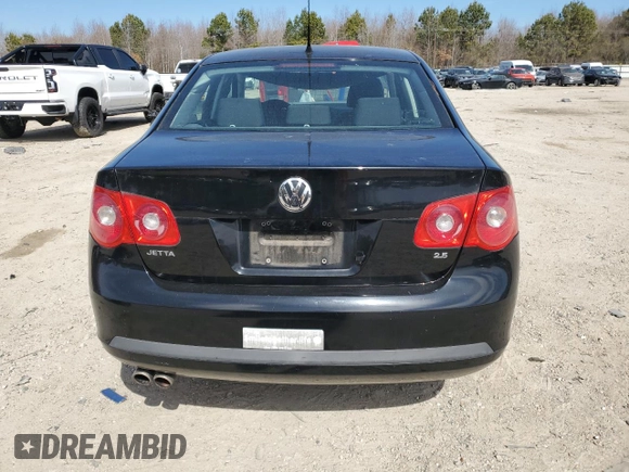 2007 Volkswagen Jetta 2.5 with VIN 3VWPG71K27M089576, listed as a Copart auction lot 47395725 with 104,925 mi miles and Salvage title. Bid and sale history available at DreamBid. Image 6.
