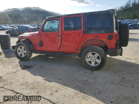 2018 Jeep Wrangler JK Unlimited Sport S with VIN 1C4BJWDG8JL891400, listed as a Copart auction lot 52137685 with 30,047 mi miles and Salvage Title. Bid and sale history available at carsss.com. Image 2.