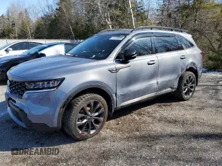2021 Kia Sorento X-Line z VIN 5XYRGDLF9MG042094, wystawiony jako Copart lot #51289985 z przebiegiem 124 589 mil mil oraz Szkoda całkowita • Salvage title. Historia ofert i sprzedaży dostępna na DreamBid. Obrazek 1.