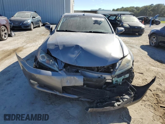 2012 Lexus IS 350 C with VIN JTHFE2C27C2508753, listed as a Copart auction lot 75334724 with 117,212 mi miles and Salvage title. Bid and sale history available at DreamBid. Image 5.