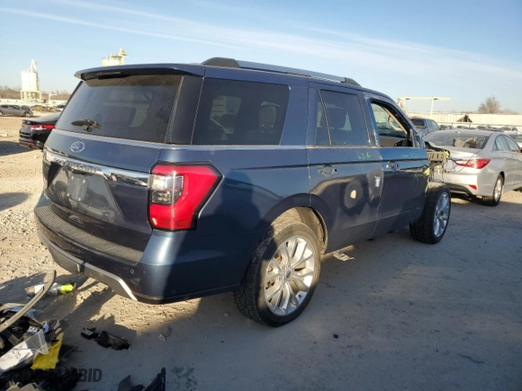 2018 Ford Expedition Limited with VIN 1FMJU2AT9JEA21894, listed as a Copart auction lot 84646794 with 0 mi miles and Salvage Title. Bid and sale history available at carsss.com. Image 3.