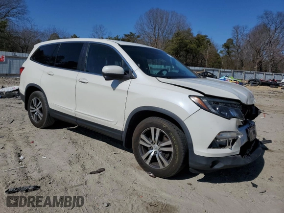 2017 Honda Pilot EX-L with VIN 5FNYF5H52HB029706, listed as a Copart auction lot 47736475 with 115,173 mi miles and Salvage Title. Bid and sale history available at carsss.com. Image 4.