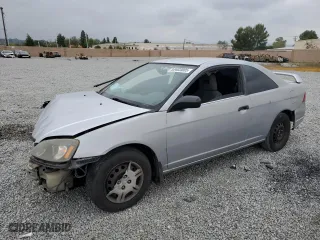 2001 Honda Civic LX with VIN 1HGEM215X1L107767, listed as a Copart auction lot 53403005 with 212,274 mi miles and Salvage Title. Bid and sale history available at carsss.com. Image 1.