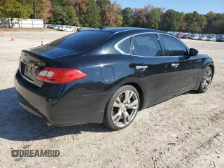 2013 Infiniti M37 with VIN JN1BY1AP2DM512430, listed as a Copart auction lot 78291964 with 239,217 mi miles and Salvage Title. Bid and sale history available at carsss.com. Image 3.