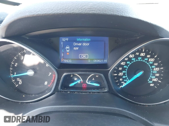 2013 Ford Escape S with VIN 1FMCU0F7XDUB69605, listed as a IAAI auction lot 41751795 with 69,621 mi miles. Bid and sale history available at carsss.com. Image 7.