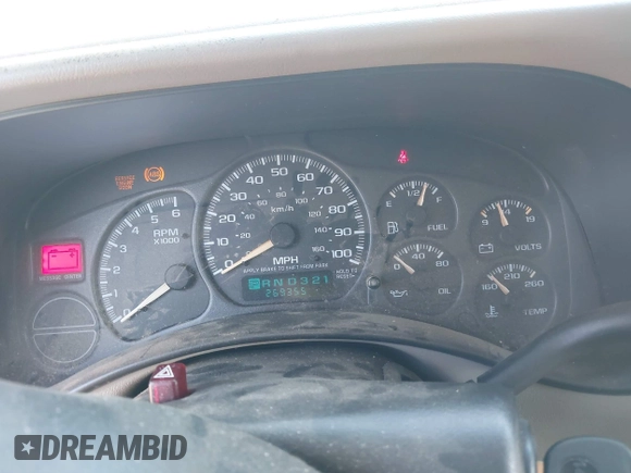 2002 Chevrolet Tahoe LT z VIN 1GNEC13Z72R276808, wystawiony jako IAAI lot #42133581 z przebiegiem 269 355 mil mil oraz . Historia ofert i sprzedaży dostępna na DreamBid. Obrazek 7.