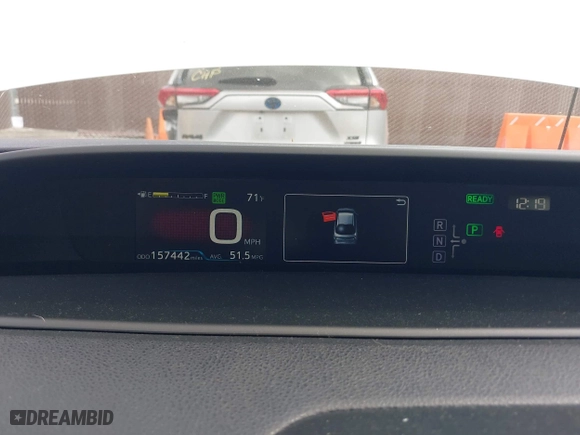 2016 Toyota Prius Four with VIN JTDKARFU9G3522204, listed as a IAAI auction lot 41904737 with 157,442 mi miles. Bid and sale history available at carsss.com. Image 7.