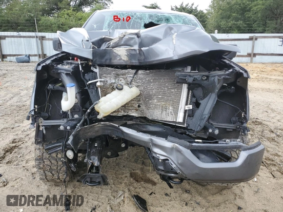 2022 Ford F-150 XL with VIN 1FTFW1E54NFC33872, listed as a Copart auction lot 57719805 with 56,329 mi miles and Salvage title. Bid and sale history available at DreamBid. Image 5.
