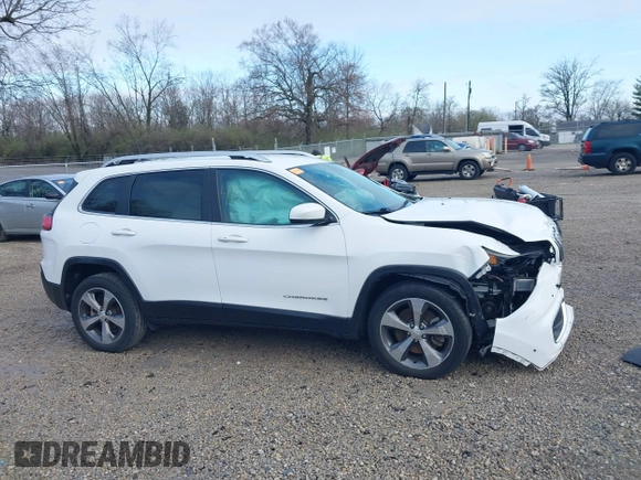 2019 Jeep Cherokee Limited with VIN 1C4PJLDB9KD469835, listed as a IAAI auction lot 41950965 with 80,576 mi miles. Bid and sale history available at carsss.com. Image 14.