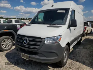 2024 Mercedes-Benz Sprinter Cargo with VIN W1Y4KBHY5RT182366, listed as a Copart auction lot 73993504 with 3,149 mi miles and Clean Title. Bid and sale history available at carsss.com. Image 1.