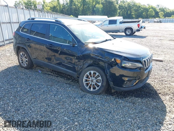2019 Jeep Cherokee Latitude Plus with VIN 1C4PJMLBXKD229927, listed as a IAAI auction lot 42238552 with 90,984 mi miles and . Bid and sale history available at DreamBid. Image 1.