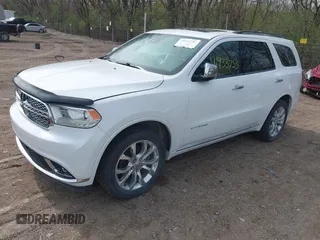 2016 Dodge Durango Citadel with VIN 1C4RDJEGXGC331569, listed as a IAAI auction lot 41933753 with 131,420 mi miles and . Bid and sale history available at DreamBid. Image 17.