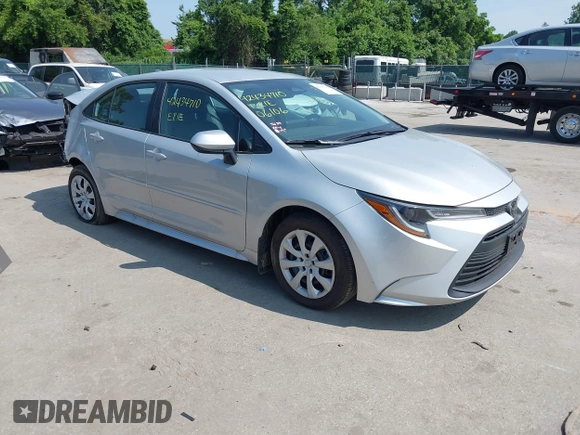 2024 Toyota Corolla LE with VIN 5YFB4MDE8RP202811, listed as a IAAI auction lot 42434710 with 400 mi miles and . Bid and sale history available at DreamBid. Image 1.