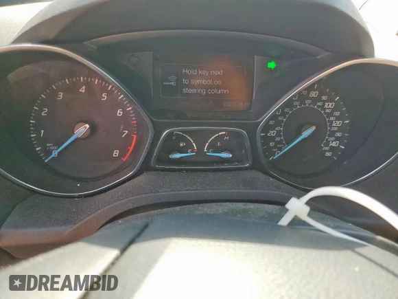 2013 Ford Escape Titanium with VIN 1FMCU0J90DUB95476, listed as a Copart auction lot 58769105 with 96,638 mi miles and Salvage title. Bid and sale history available at DreamBid. Image 9.