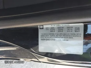 2012 Cadillac CTS with VIN 1G6DA1E39C0127019, listed as a IAAI auction lot 41777628 with 180,808 mi miles and . Bid and sale history available at DreamBid. Image 9.