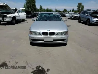 2002 BMW 5 Series 530i with VIN WBADT53482CE93903, listed as a Copart auction lot 43745445 with 0 mi miles and Salvage Title. Bid and sale history available at carsss.com. Image 11.