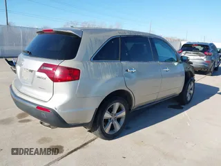2010 Acura MDX Technology Pkg with VIN 2HNYD2H65AH525722, listed as a IAAI auction lot 41729833 with 166,778 mi miles. Bid and sale history available at carsss.com. Image 4.