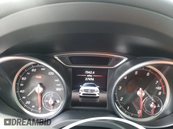 2018 Mercedes-Benz CLA with VIN WDDSJ4EB1JN576987, listed as a Copart auction lot 49032153 with 37,496 mi miles. Bid and sale history available at carsss.com. Image 9.