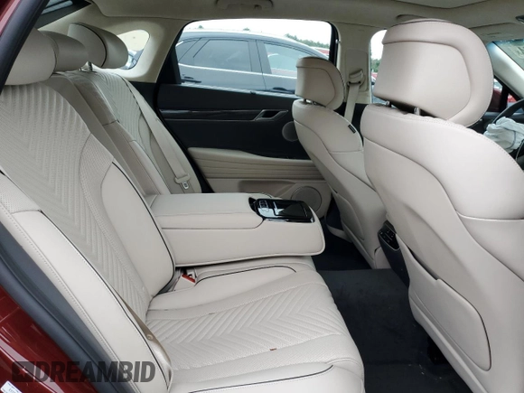 2023 Genesis G80 Sport with VIN KMTGB4SD1PU191609, listed as a Copart auction lot 66351654 with 19,622 mi miles and Salvage Title. Bid and sale history available at DreamBid. Image 10.