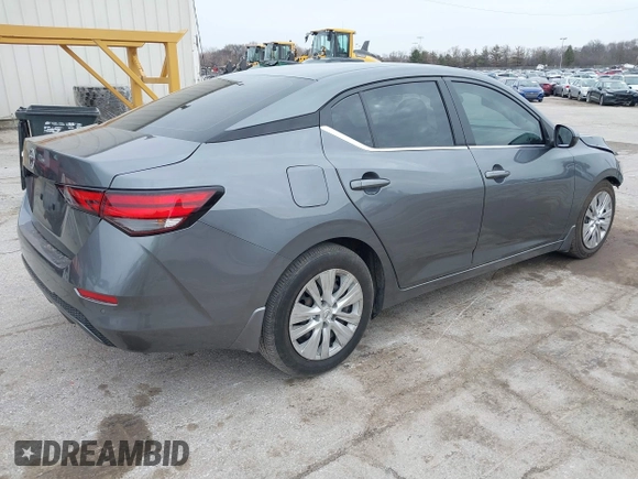 2020 Nissan Sentra S with VIN 3N1AB8BV2LY255414, listed as a IAAI auction lot 41822354 with 46,824 mi miles. Bid and sale history available at carsss.com. Image 4.